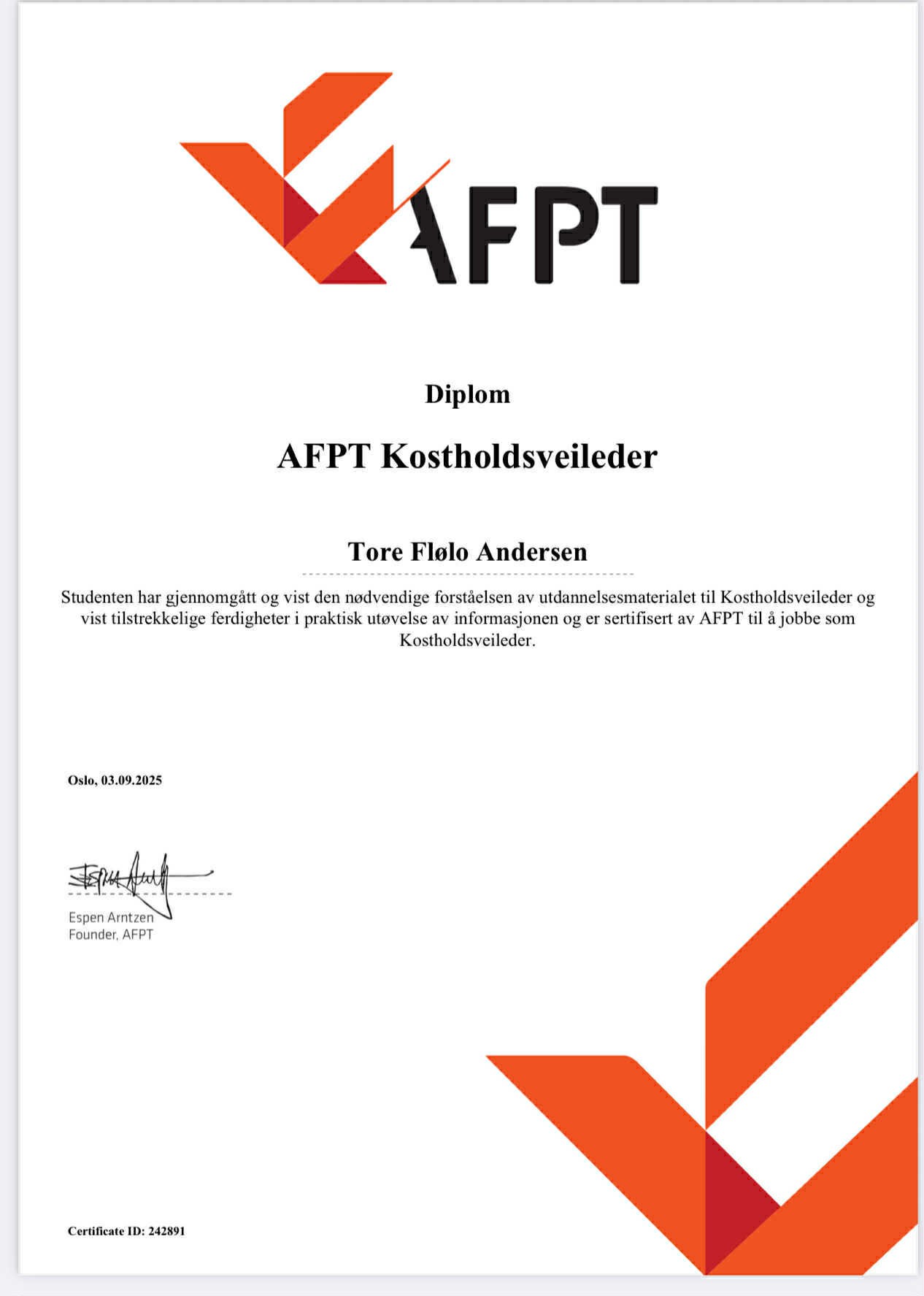 Tor – AFPT Kostholdveileder jpg